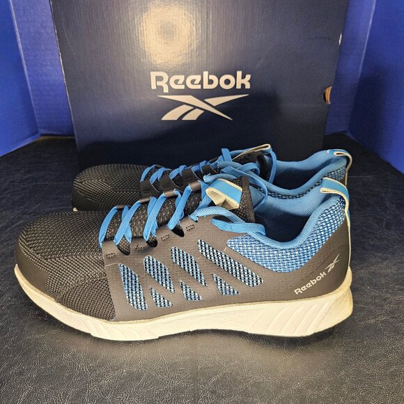 New Reebok Fusion Flexweave Athletic Work Shoes RB4314 Men's 13 Wide Safety Toe - Picture 9 of 10
